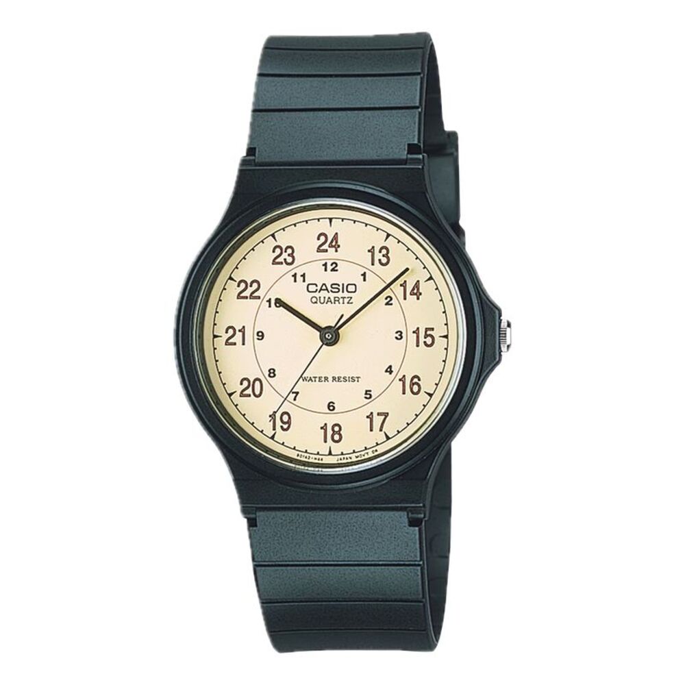 Casio Men's Classic Analog Watch with Gold Dial - MQ-24-9B